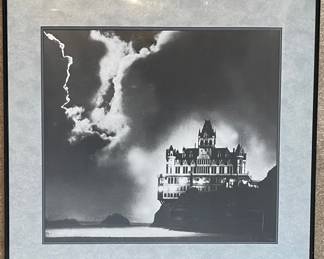 Black and White Print of the Cliff House