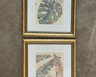 Framed Tropical Leaf Prints by Lisa Audit