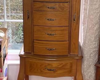 Vintage Jewelry Armoire 