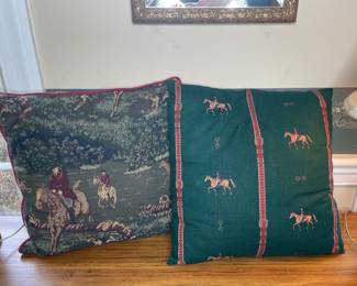 Equestrian Themed Throw Pillows