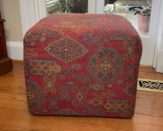 Vintage Kilim Ottoman