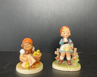 Erich Stauffer & W Germany Hummel Figurines vtg