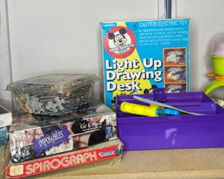 Lakeside's Mickey Mouse Club Light Up Drawing Desk