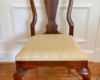 Queen Anne Style Mahogany Side Chairs (4)