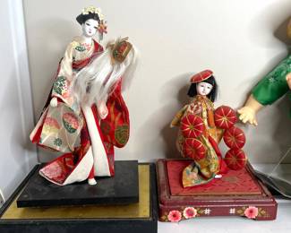 Vintage Japanese Geisha Dolls