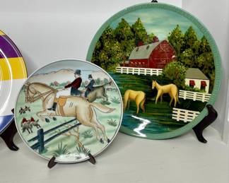 Franklin Mint American Folk Art Collection Plates