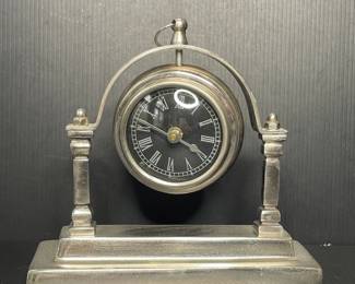 Desk Clock with Roman Numerals
