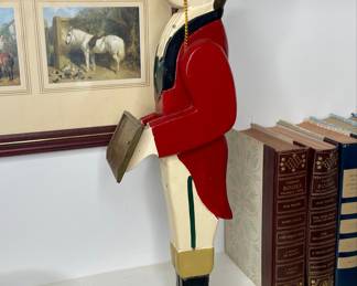 Vintage Wood Huntsman Cardholder 