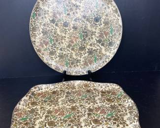 Vintage Japanese Paper Mache Trays 
