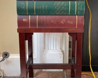 Stacked Book Side Table