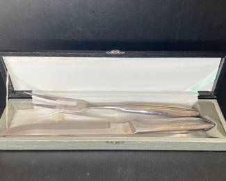 Vintage Stainless Steel Carving Set 