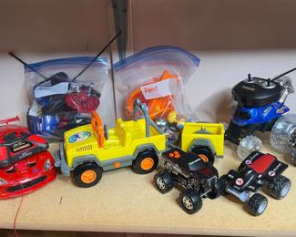 Collection of Radio Control Toy Vehicles