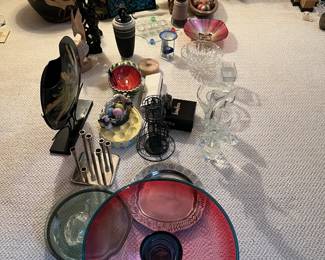 Art/Decor/Crystal. Prices vary. *Please note, we are still sorting through home and finding additional items not yet pictured.