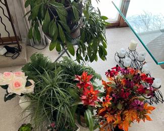 Faux flowers and foliage. Prices vary. *Please note, we are still sorting through home and finding additional items not yet pictured.