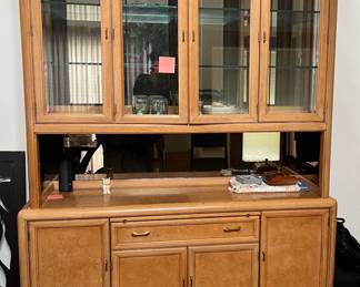 China cabinet/hutch. $200. 18x63x83H