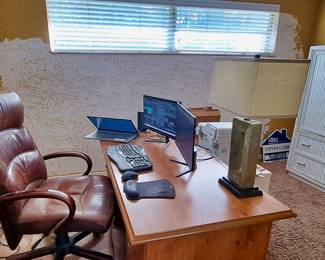 Office Furniture including Modern Lamp from Franklin Iron Works