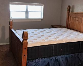 5piece Pier One Queen Bedroom Set, Stearns and Foster Queen Mattress