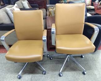Leather office chairs