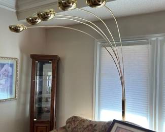 Fabulous vintage 5-arm standing lamp.