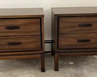 MCM nightstands, matches dresser listed separately in this auction 