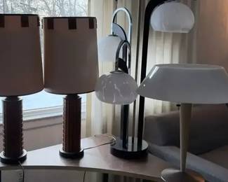 Lot of 4 lamps 