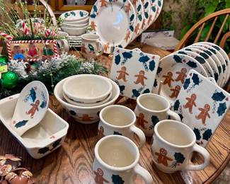 Hartstone USA Gingerbread Man Dishes