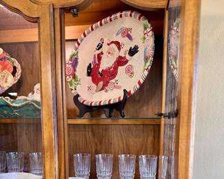 Fitz and Floyd Christmas Platter