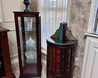 Small Curio Cabinet - “Books” Table