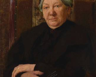 2110
19th Century German School
Portrait of a lady, 1899
Oil on panel
Initialed and dated lower right: BS / 1899
18" H x 15.25" W
Estimate: $300 - $500