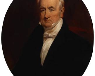 2149
19th Century Continental School
Portrait of a gentleman
Oil on canvas laid to canvas
Appears unsigned
Oval: 29" H x 24" W; Canvas: 31" H x 25" W
Estimate: $1,000 - $1,500