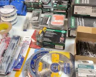 Saw Blades, Nails, Staples,