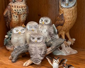 Vintage owls