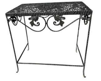 Wrought Iron Side Table
