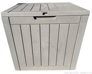 Small Weatherproof Resin Deck Box