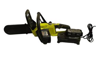 One Plus HP 18V Brushless 10in Battery Chainsaw with Battery and Charger