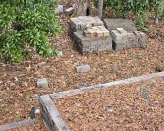 Large Quantity of Pavers and Stone