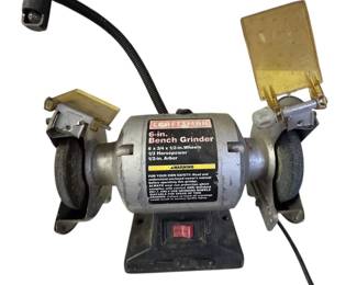 Vintage Craftsman 6in Bench Grinder