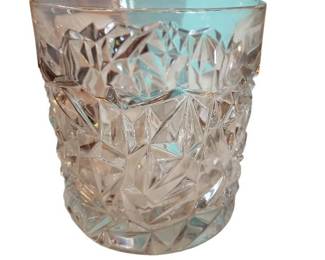 Tiffany and Co Rock Cut Crystal Wine Cooler