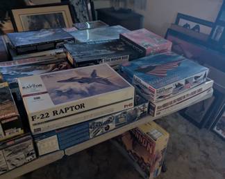 Models airplane car star wars