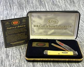 Case pocket knife in case