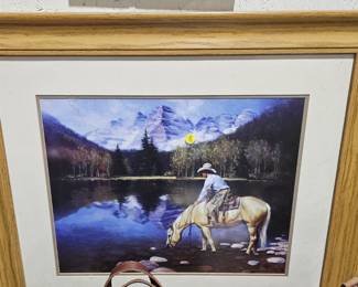 COWBOY FRAMED PICTURE