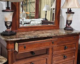 DRESSER WITH MIRROR