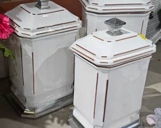 WHITE CANISTER SET