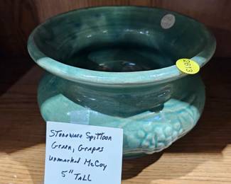 STONEWARE SPITTOON
