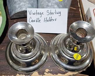 VINTAGE CANDLE HOLDERS