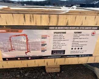 ADJUSTABLE GANTRY CRANE