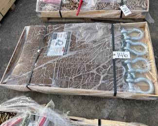 38 ASSORTED CLEVIS SHACKLES