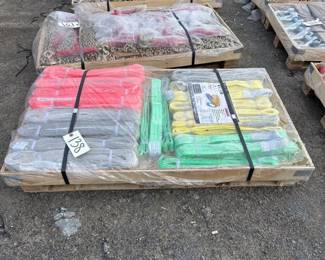 PALLET OF LIFTING SLINGS