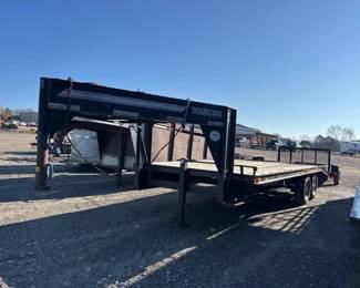 TRAVALONG 20 GOOSENECK FLATBED TRAILER