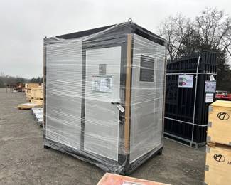 UNUSED PORTABLE RESTROOM WITH SHOWER